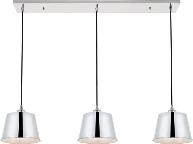 Elegant Lighting Adjustable Mid-Century Chrome Pendant Light (1 of 1)