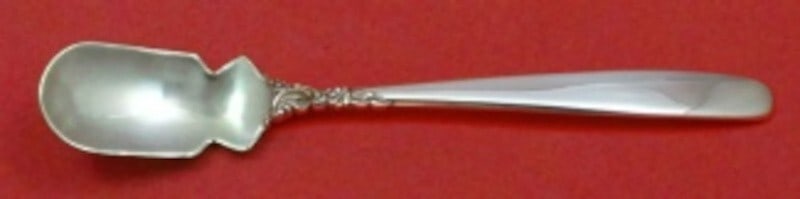 Lunt Starfire Sterling Silver Custom Horseradish Scoop 6 Inch (1 of 2)