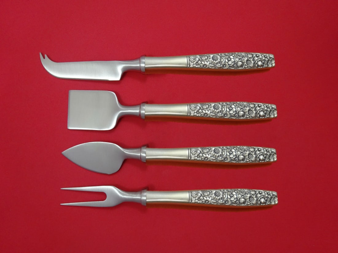 Towle Contessina Sterling Silver Cheese Serving Set 4pc Custom Hostess Set (1 of 1)