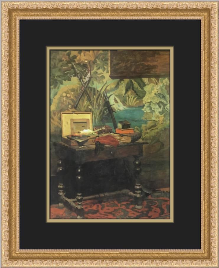 Claude Monet Corner of the Studio Custom Framed Print 18x14 Impressionism (1 of 2)