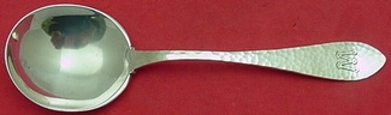International Sterling Silver Van Dyke Gumbo Soup Spoon Monogrammed 6 3/4" (1 of 2)