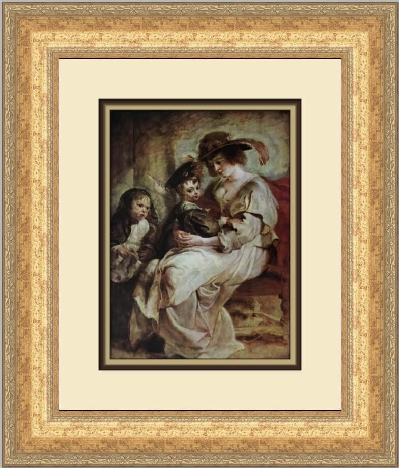 Peter Paul Rubens Helene Fourment and Children Framed Print 1972 (1 of 2)