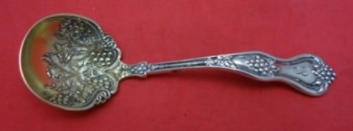 Dominick & Haff Grape Sterling Silver Gold-Washed Mayonnaise Ladle (1 of 1)