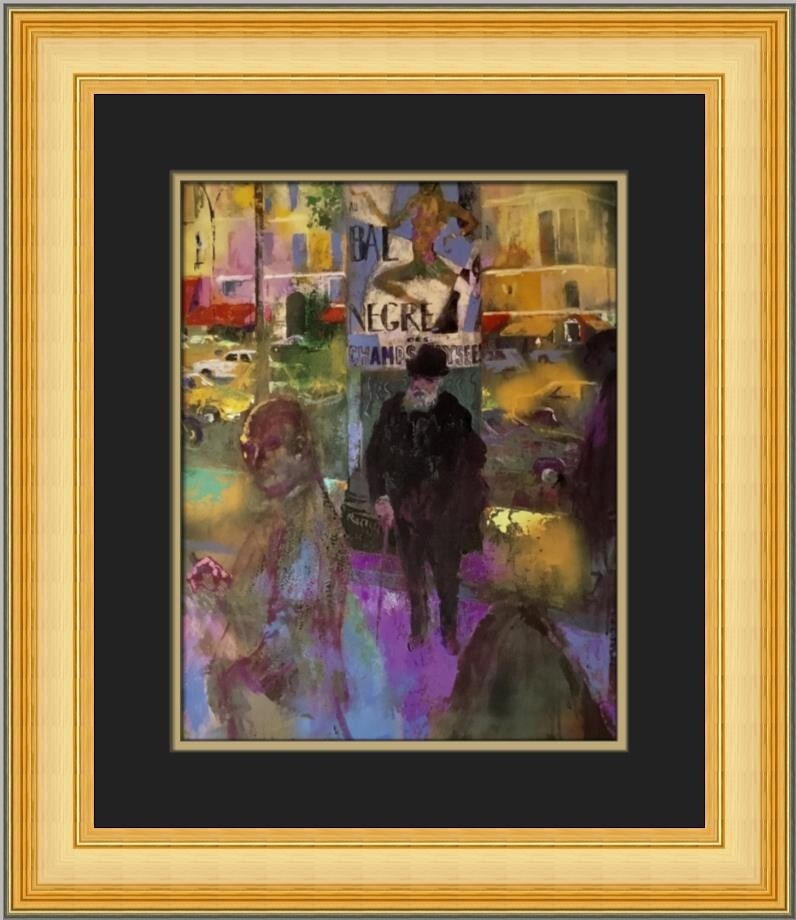 LeRoy Neiman The Bearded Man Custom Framed Expressionist Print (1 of 2)