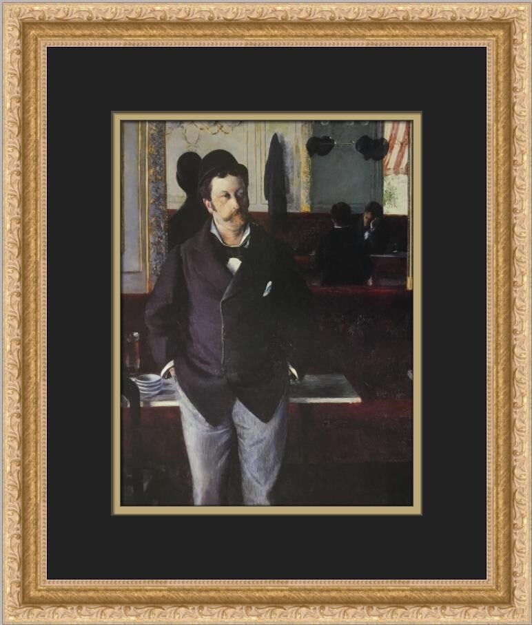 Gustave Caillebotte In A Cafe Framed Print 1982 Impressionism (1 of 2)