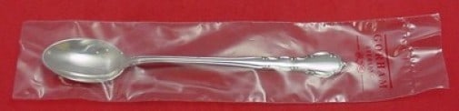Gorham Andante Sterling Silver Iced Tea Spoon 7 1/4 Inch New: Gorham Andante Sterling Silver Iced Tea Spoon 7 1/4 Inch New This elegant iced tea spoon from the Andante pattern by Gorham is crafted from high-quality sterling silver, measuring 7 1/4 inches in leng