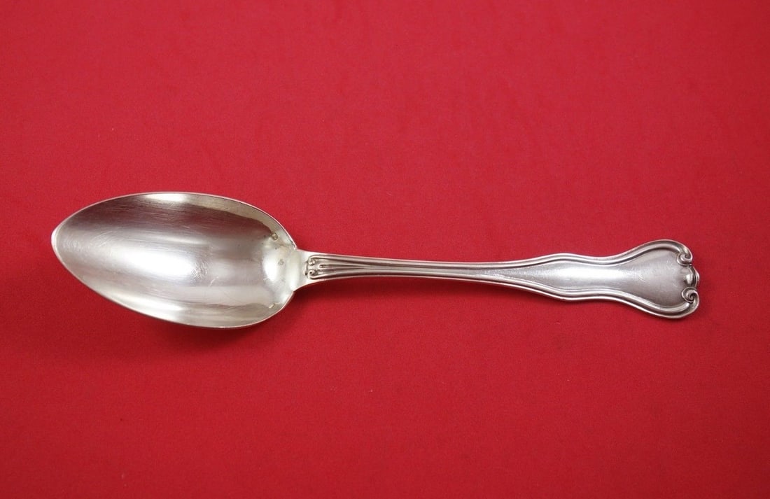 Adolphe Erenard Sterling Silver Serving Spoon 8 1/4 Inch: Adolphe Erenard Sterling Silver Serving Spoon 8 1/4 Inch This elegant serving spoon by Adolphe Erenard is crafted from high-quality sterling silver, showcasing a classic design perfect for any dining