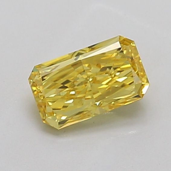 Loose Diamond - RADIANT 1.12ct Fancy Vivid Yellow VS1: Loose Diamond - RADIANT 1.12ct Fancy Vivid Yellow VS1 Source: This is a real non-mined Diamond that has been grown in a lab Shape: RADIANT Carats: 1.12 Color: Fancy Vivid Yellow Certification: IGI Vid