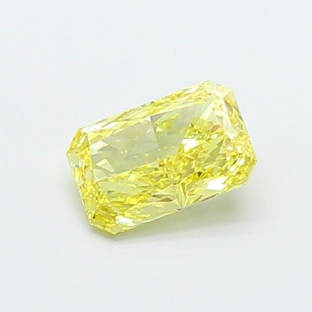 Loose Diamond - RADIANT 1.03ct Fancy Intense Yellow VS1: Loose Diamond - RADIANT 1.03ct Fancy Intense Yellow VS1 Source: This is a real non-mined Diamond that has been grown in a lab Shape: RADIANT Carats: 1.03 Color: Fancy Intense Yellow Certification: IGI