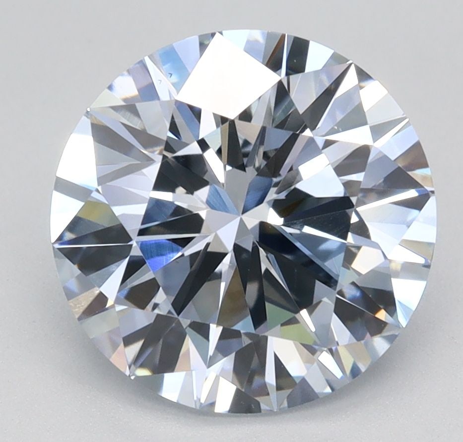 Loose Diamond - ROUND 2.7ct Fancy Blue VS2: Loose Diamond - ROUND 2.7ct Fancy Blue VS2 Source: This is a real non-mined Diamond that has been grown in a lab Shape: ROUND Carats: 2.7 Color: Fancy Blue Certification: IGI Video: