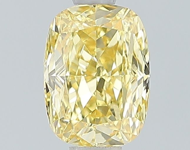 Loose Diamond - CUSHION MODIFIED 1.31ct Fancy Vivid Yellow VVS2: Loose Diamond - CUSHION MODIFIED 1.31ct Fancy Vivid Yellow VVS2 Source: This is a real non-mined Diamond that has been grown in a lab Shape: CUSHION MODIFIED Carats: 1.31 Color: Fancy Vivid Yellow Cer