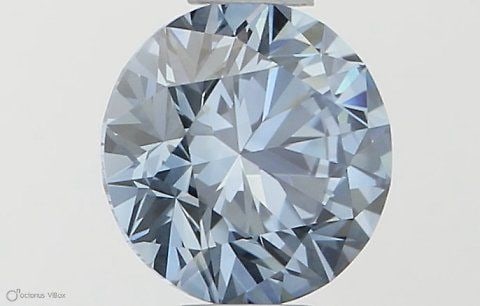 Loose Diamond - ROUND 0.55ct Fancy Vivid Blue IF: Loose Diamond - ROUND 0.55ct Fancy Vivid Blue IF Source: This is a real non-mined Diamond that has been grown in a lab Shape: ROUND Carats: 0.55 Color: Fancy Vivid Blue Certification: IGI Video: