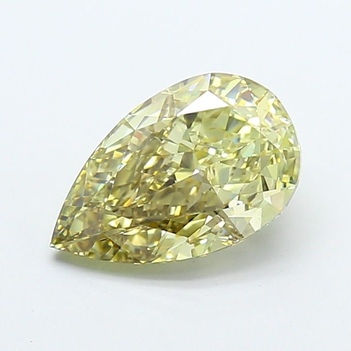 Loose Diamond - PEAR 3.07ct Fancy Light Grayish Yellow VS1: Loose Diamond - PEAR 3.07ct Fancy Light Grayish Yellow VS1 Source: This is a real non-mined Diamond that has been grown in a lab Shape: PEAR Carats: 3.07 Color: Fancy Light Grayish Yellow Certificatio