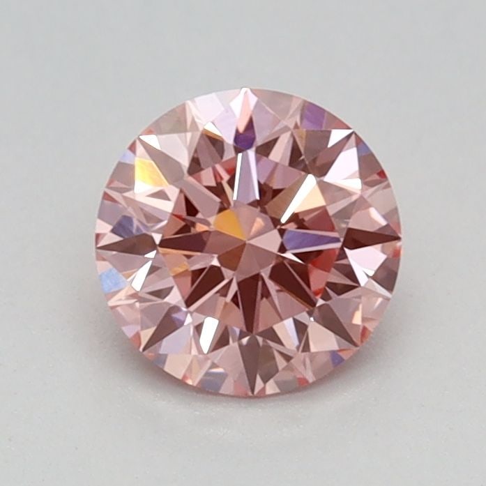 Ideal Loose Diamond - ROUND 0.54ct Fancy Vivid Pink VVS2: Ideal Loose Diamond - ROUND 0.54ct Fancy Vivid Pink VVS2 Source: This is a real non-mined Diamond that has been grown in a lab Shape: ROUND Carats: 0.54 Color: Fancy Vivid Pink Certification: IGI Vide