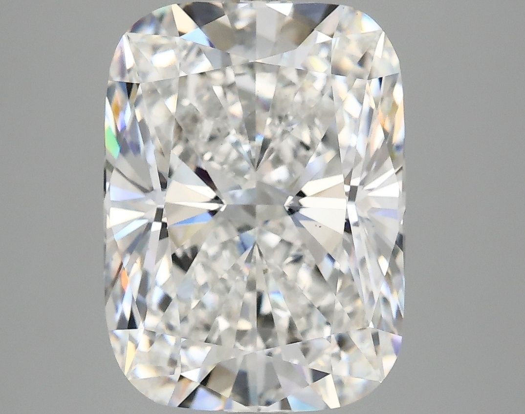 Loose Diamond - CUSHION MODIFIED 5.1ct E VS1: Loose Diamond - CUSHION MODIFIED 5.1ct E VS1 Source: This is a real non-mined Diamond that has been grown in a lab Shape: CUSHION MODIFIED Carats: 5.1 Color: E Clarity: VS1 Certification: IGI Video: