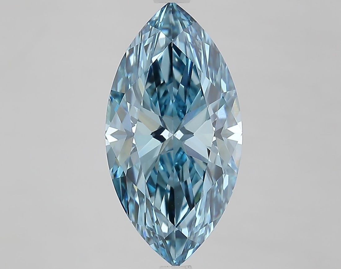 Loose Diamond - MARQUISE 3.77ct Fancy Vivid Blue VVS1: Loose Diamond - MARQUISE 3.77ct Fancy Vivid Blue VVS1 Source: This is a real non-mined Diamond that has been grown in a lab Shape: MARQUISE Carats: 3.77 Color: Fancy Vivid Blue Certification: IGI Vide