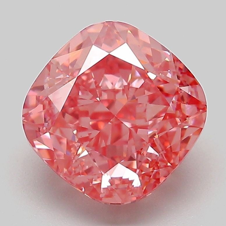 Loose Diamond - CUSHION MODIFIED 3.23ct Fancy Vivid Pink VS1: Loose Diamond - CUSHION MODIFIED 3.23ct Fancy Vivid Pink VS1 Source: This is a real non-mined Diamond that has been grown in a lab Shape: CUSHION MODIFIED Carats: 3.23 Color: Fancy Vivid Pink Certific