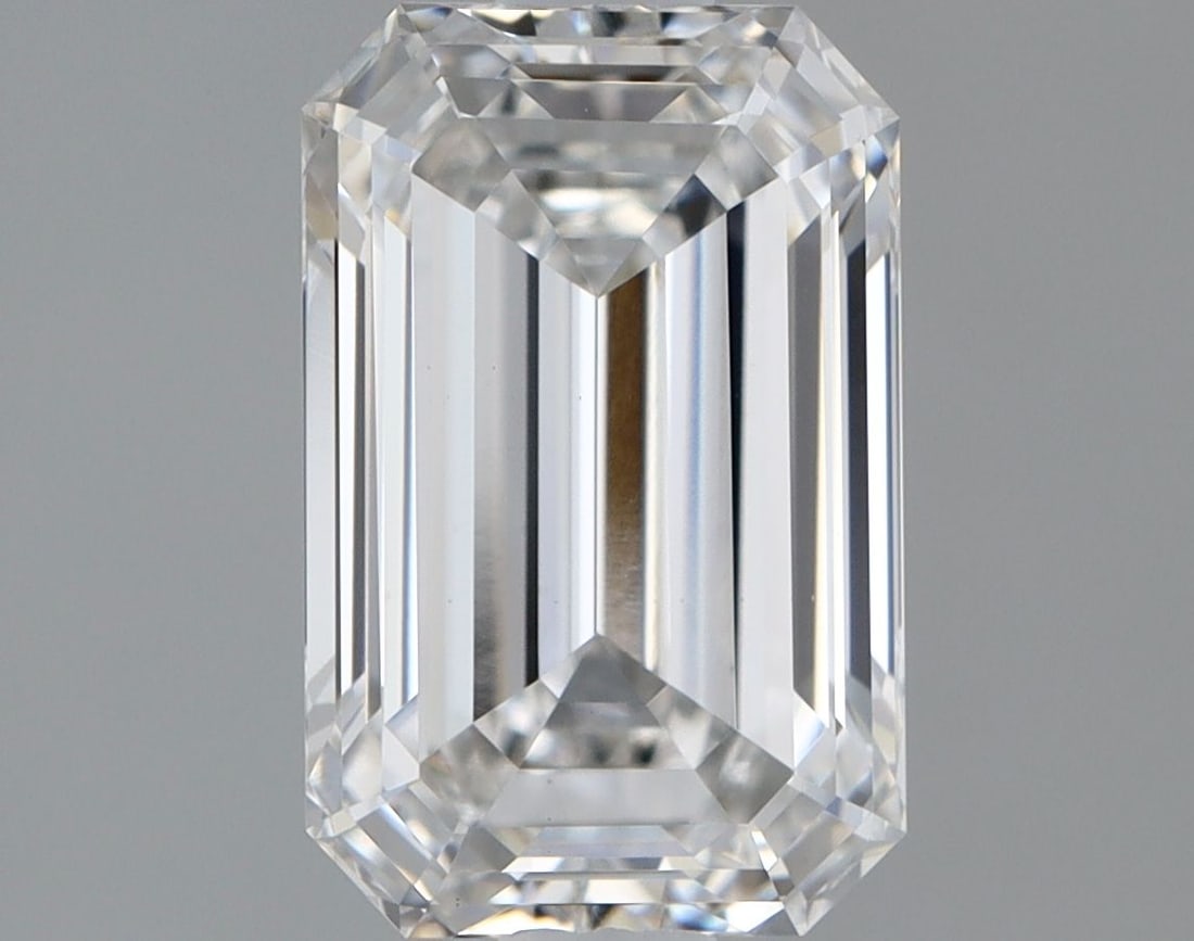 Loose Diamond - EMERALD 1.59ct F VVS2: Loose Diamond - EMERALD 1.59ct F VVS2 Source: This is a real non-mined Diamond that has been grown in a lab Shape: EMERALD Carats: 1.59 Color: F Clarity: VVS2 Certification: IGI Video: