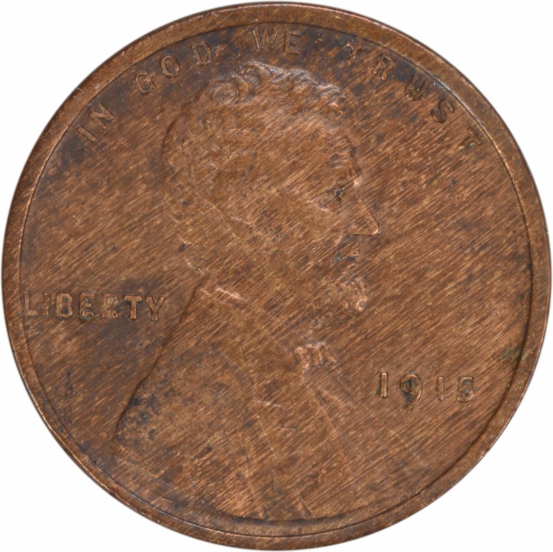 1915 Lincoln Wheat Cent EF Uncertified Copper Coin: 1915 Lincoln Wheat Cent EF Uncertified Copper Coin This 1915 Lincoln Cent is a beautiful example of early 20th-century American currency. Struck in copper, this coin features the iconic Lincoln Wheat