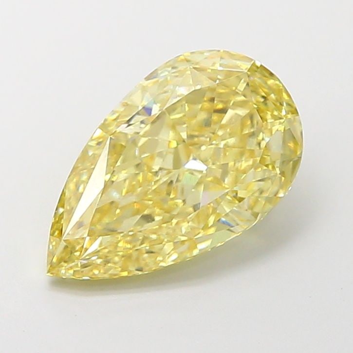 Loose Diamond - PEAR 3.02ct Fancy Yellow VS1: Loose Diamond - PEAR 3.02ct Fancy Yellow VS1 Source: This is a real non-mined Diamond that has been grown in a lab Shape: PEAR Carats: 3.02 Color: Fancy Yellow Certification: IGI Video: