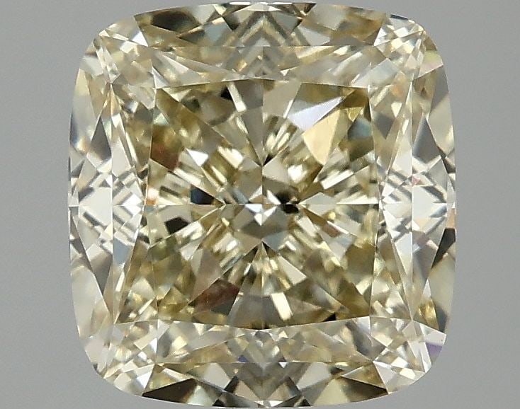 Loose Diamond - CUSHION MODIFIED 3.07ct Fancy Intense Yellow VS1: Loose Diamond - CUSHION MODIFIED 3.07ct Fancy Intense Yellow VS1 Source: This is a real non-mined Diamond that has been grown in a lab Shape: CUSHION MODIFIED Carats: 3.07 Color: Fancy Intense Yellow