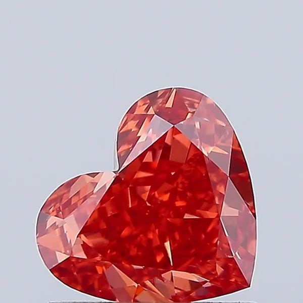 Loose Diamond - HEART 1.0ct Fancy Pinkish Brown VS1: Loose Diamond - HEART 1.0ct Fancy Pinkish Brown VS1 Source: This is a real non-mined Diamond that has been grown in a lab Shape: HEART Carats: 1.0 Color: Fancy Pinkish Brown Certification: IGI Video: