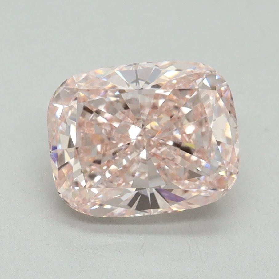 Loose Diamond - CUSHION BRILLIANT 1.96ct Fancy Intense Pink VS1: Loose Diamond - CUSHION BRILLIANT 1.96ct Fancy Intense Pink VS1 Source: This is a real non-mined Diamond that has been grown in a lab Shape: CUSHION BRILLIANT Carats: 1.96 Color: Fancy Intense Pink Ce