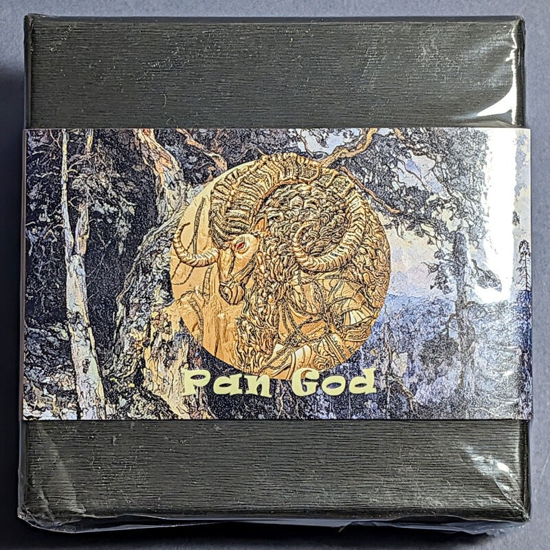 2025 Cameroon 2 Ounce Silver 2000 Francs Gold Gilt Coin OGP: 2025 Cameroon 2 Ounce Silver 2000 Francs Gold Gilt Coin OGP This stunning 2025 Cameroon 2 Ounce Silver 2000 Francs coin features a striking design of the Pan God, beautifully enhanced with gold gilt.