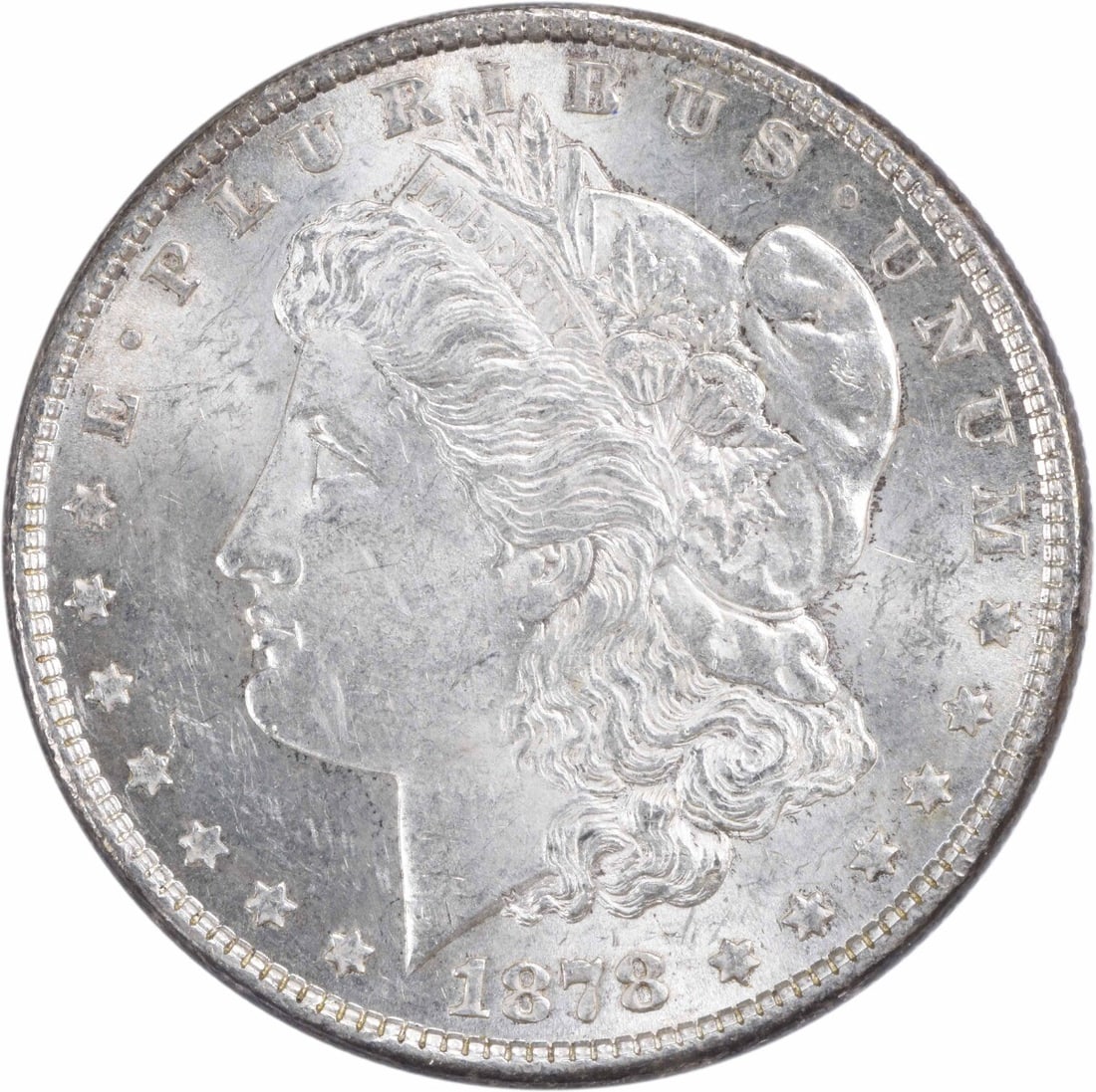 1878 Morgan Silver Dollar AU Slider by George T. Morgan Uncertified: 1878 Morgan Silver Dollar AU Slider by George T. Morgan Uncertified This 1878 Morgan Silver Dollar features a beautiful design by George T. Morgan and is a notable piece for collectors. The coin is ci