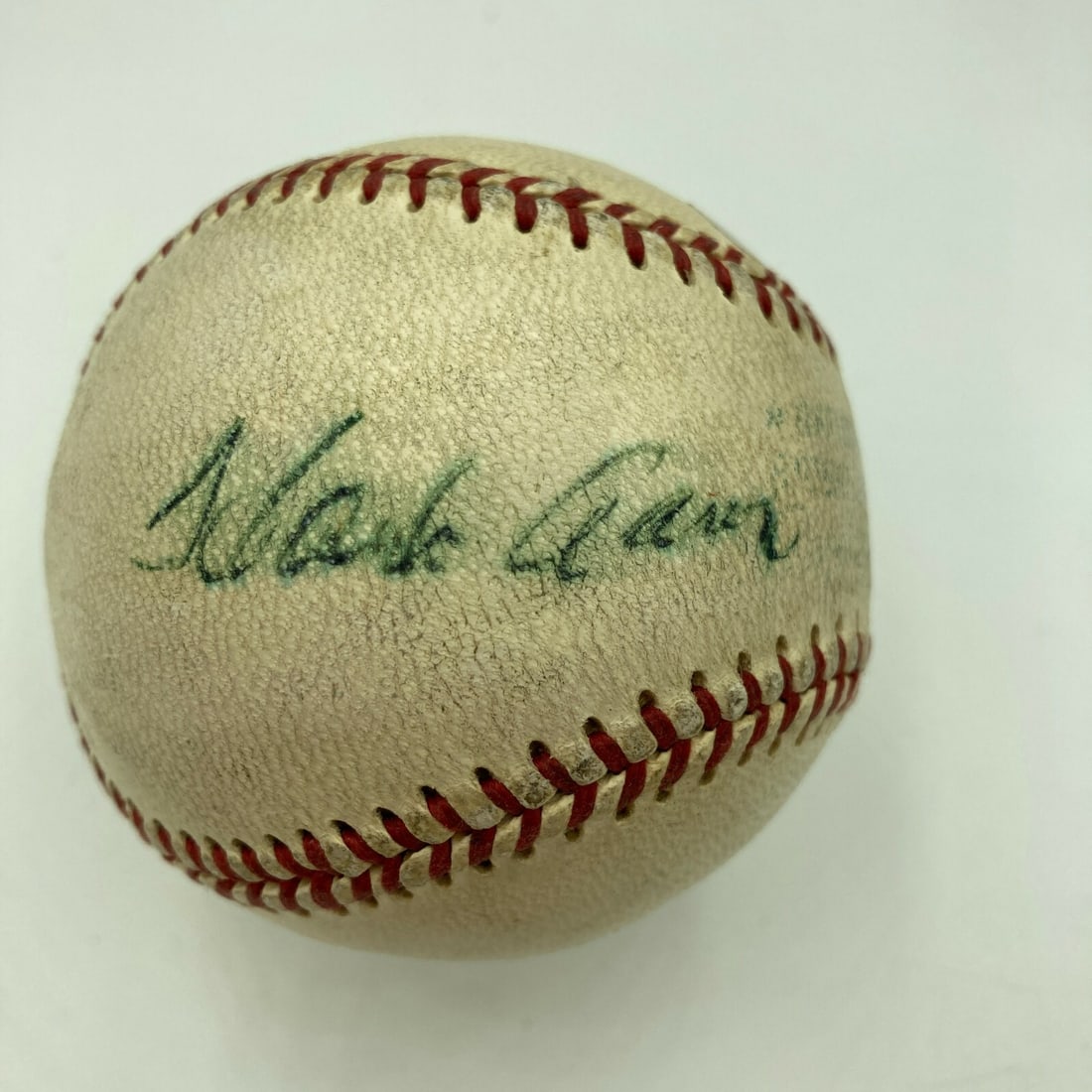 Hank Aaron Signed 1950s Cronin Baseball PSA DNA COA Rare: Hank Aaron Signed 1950s Cronin Baseball PSA DNA COA Rare This is a very rare Hank Aaron signed baseball from the 1950s, featuring the American League and Joe Cronin. The ball has been authenticated by