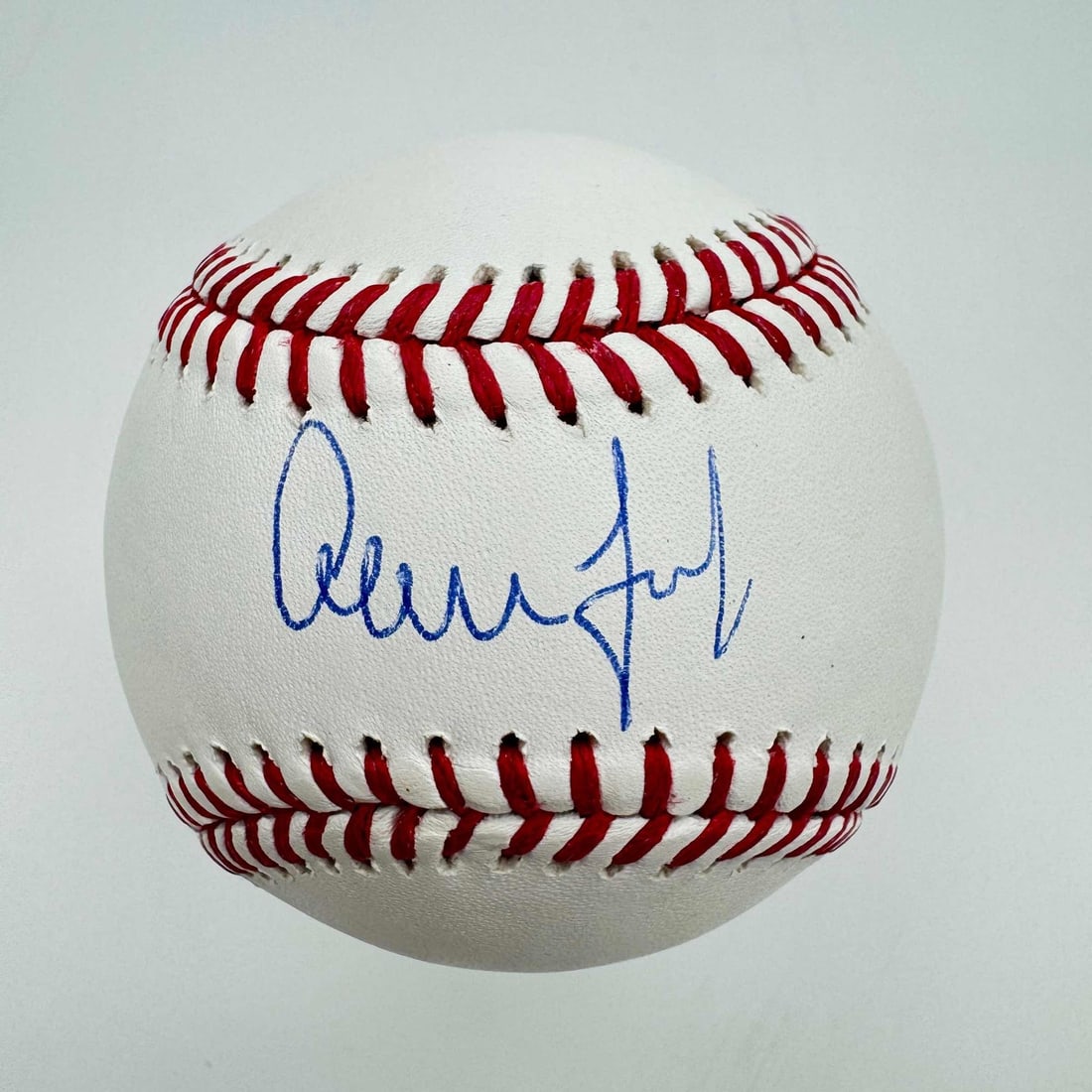 Aaron Judge Autographed MLB Baseball with Fanatics COA: Aaron Judge Autographed MLB Baseball with Fanatics COA This Official Major League Baseball (ROML) is autographed by Aaron Judge, one of the standout players of the New York Yankees. The signature is a