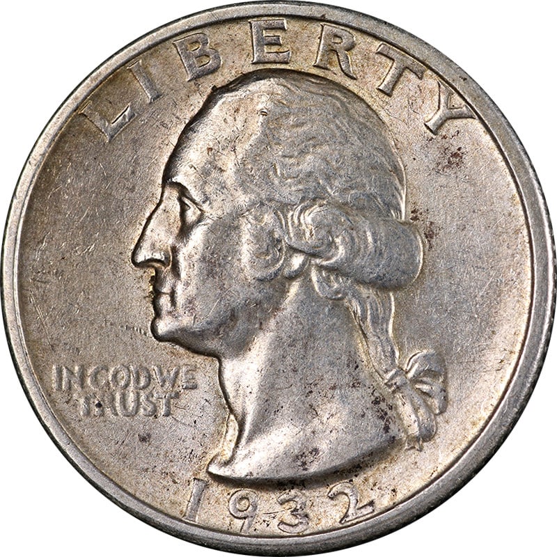 1932-S Washington Quarter Key Date Silver Coin Nice AU/BU: 1932-S Washington Quarter Key Date Silver Coin Nice AU/BU This 1932-S Washington Quarter is a key date coin that exhibits excellent eye appeal, luster, and a strong strike. The coin features nice colo