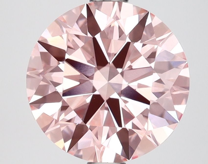 Ideal Loose Diamond - ROUND 2.5ct Fancy Intense Pink VS1: Ideal Loose Diamond - ROUND 2.5ct Fancy Intense Pink VS1 Source: This is a real non-mined Diamond that has been grown in a lab Shape: ROUND Carats: 2.5 Color: Fancy Intense Pink Certification: IGI Vid