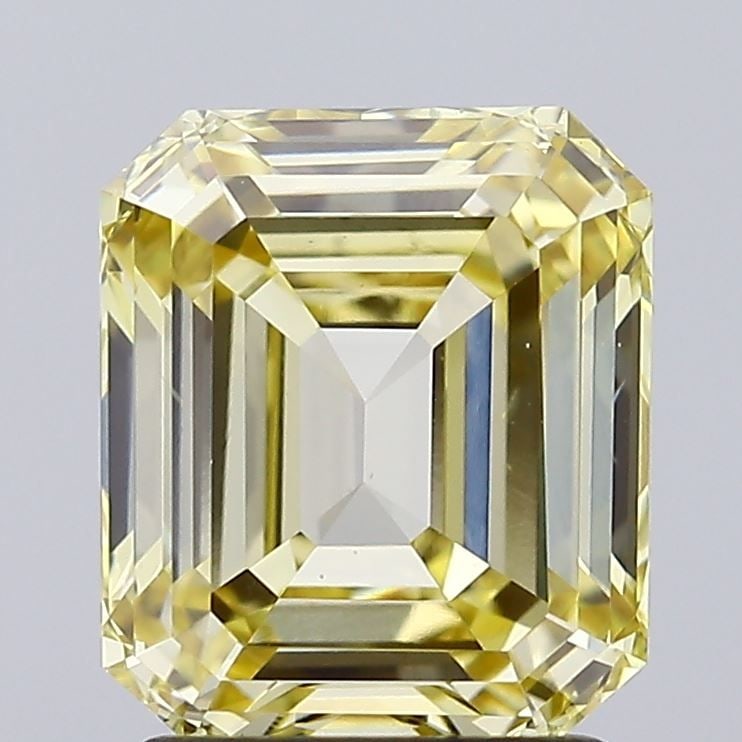 Loose Diamond - EMERALD 2.02ct Fancy Intense Yellow VS2: Loose Diamond - EMERALD 2.02ct Fancy Intense Yellow VS2 Source: This is a real non-mined Diamond that has been grown in a lab Shape: EMERALD Carats: 2.02 Color: Fancy Intense Yellow Certification: IGI