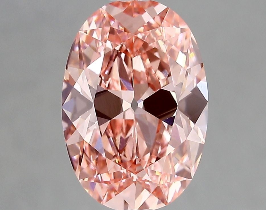 Loose Diamond - OVAL 2.42ct Fancy Vivid Pink VS1: Loose Diamond - OVAL 2.42ct Fancy Vivid Pink VS1 Source: This is a real non-mined Diamond that has been grown in a lab Shape: OVAL Carats: 2.42 Color: Fancy Vivid Pink Certification: IGI Video: