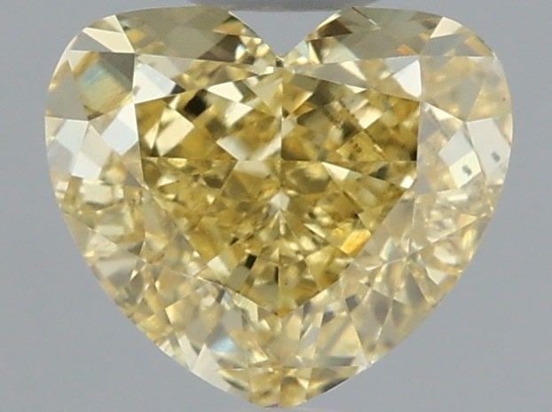 Loose Diamond - HEART 1.55ct Fancy Intense Yellow VS1: Loose Diamond - HEART 1.55ct Fancy Intense Yellow VS1 Source: This is a real non-mined Diamond that has been grown in a lab Shape: HEART Carats: 1.55 Color: Fancy Intense Yellow Certification: IGI Vid