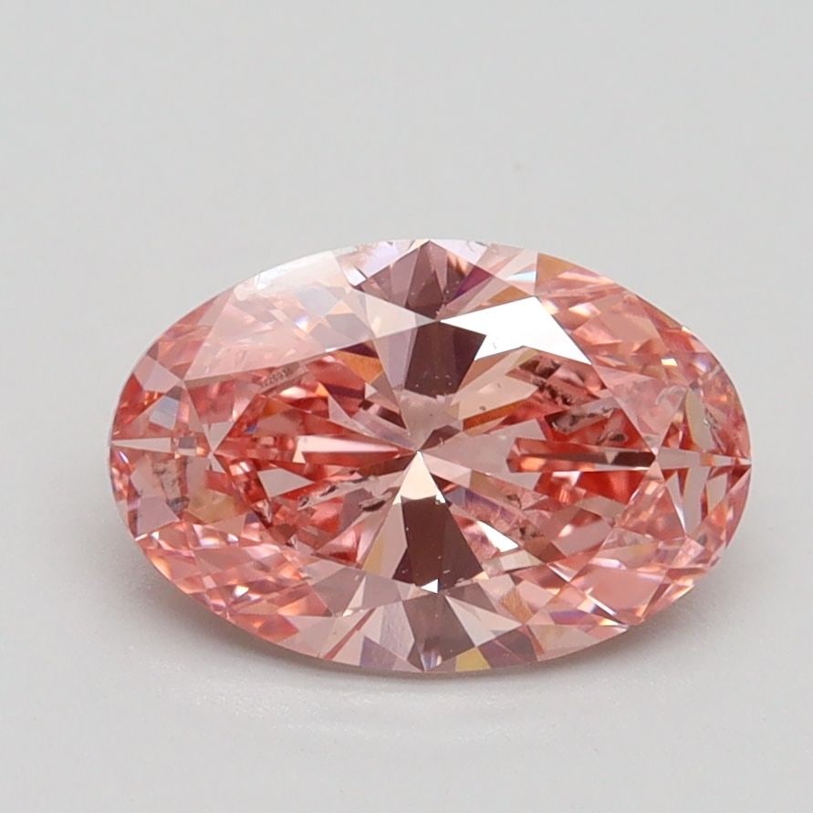 Loose Diamond - OVAL 1.51ct Fancy Vivid Pink SI2: Loose Diamond - OVAL 1.51ct Fancy Vivid Pink SI2 Source: This is a real non-mined Diamond that has been grown in a lab Shape: OVAL Carats: 1.51 Color: Fancy Vivid Pink Certification: IGI Video: