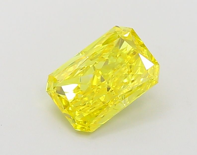 Loose Diamond - RADIANT 1.5ct Fancy Vivid Yellow VVS2: Loose Diamond - RADIANT 1.5ct Fancy Vivid Yellow VVS2 Source: This is a real non-mined Diamond that has been grown in a lab Shape: RADIANT Carats: 1.5 Color: Fancy Vivid Yellow Certification: IGI Vide