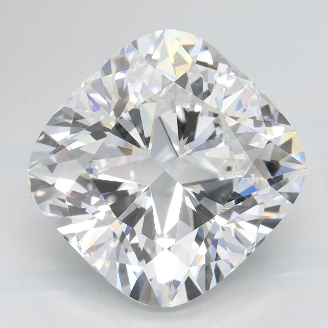 Loose Diamond - CUSHION BRILLIANT 3.71ct D FL: Loose Diamond - CUSHION BRILLIANT 3.71ct D FL Source: This is a real non-mined Diamond that has been grown in a lab Shape: CUSHION BRILLIANT Carats: 3.71 Color: D Clarity: FL Certification: GIA Video: