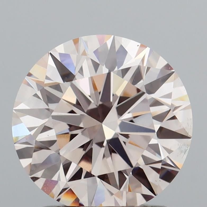Ideal Loose Diamond - ROUND 1.5ct Fancy Light Brownish Pink VS1: Ideal Loose Diamond - ROUND 1.5ct Fancy Light Brownish Pink VS1 Source: This is a real non-mined Diamond that has been grown in a lab Shape: ROUND Carats: 1.5 Color: Fancy Light Brownish Pink Certific