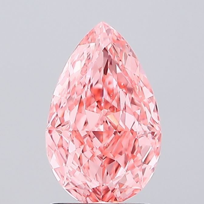 Loose Diamond - PEAR 1.25ct Fancy Vivid Pink VS1: Loose Diamond - PEAR 1.25ct Fancy Vivid Pink VS1 Source: This is a real non-mined Diamond that has been grown in a lab Shape: PEAR Carats: 1.25 Color: Fancy Vivid Pink Certification: IGI Video: