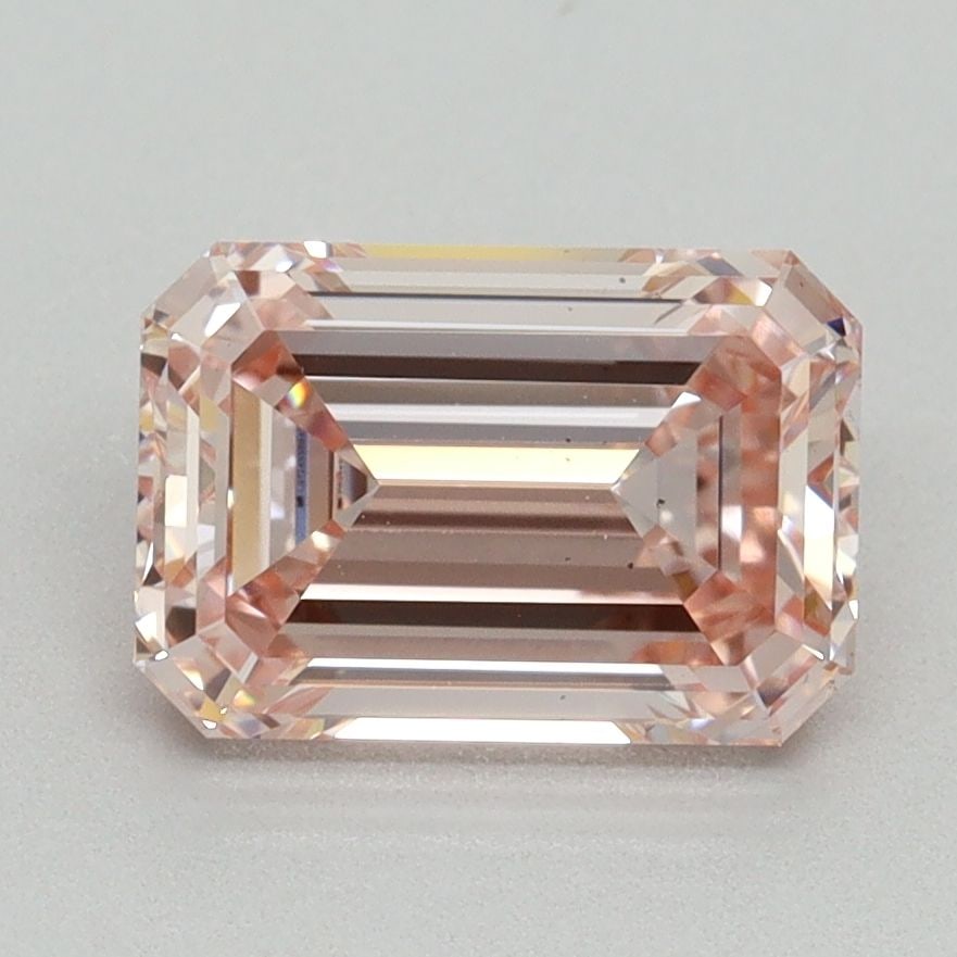 Loose Diamond - EMERALD 2.08ct Fancy Intense Pink VS2: Loose Diamond - EMERALD 2.08ct Fancy Intense Pink VS2 Source: This is a real non-mined Diamond that has been grown in a lab Shape: EMERALD Carats: 2.08 Color: Fancy Intense Pink Certification: IGI Vid