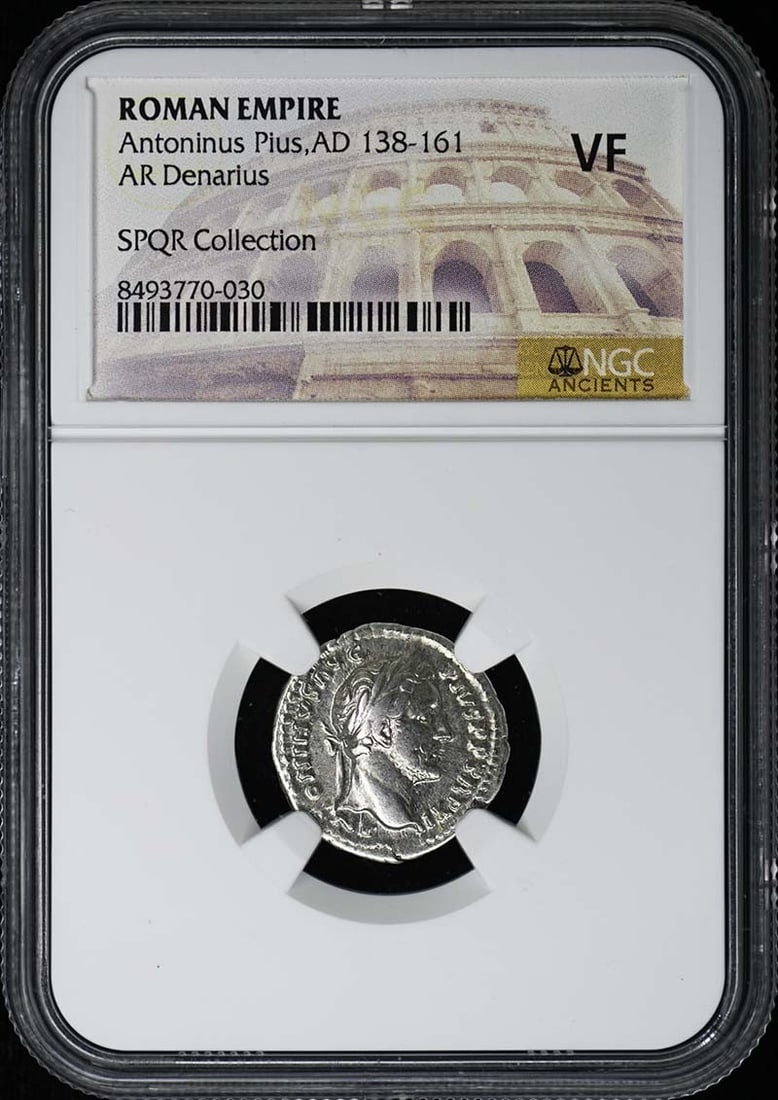 AR Denarius of Sev.Alexander NGC Certified Roman Empire Silver Coin: AR Denarius of Sev.Alexander NGC Certified Roman Empire Silver Coin This Roman Empire AR Denarius coin dates from the reign of Emperor Severus Alexander, AD 222-235. Certified by NGC with a grade of C