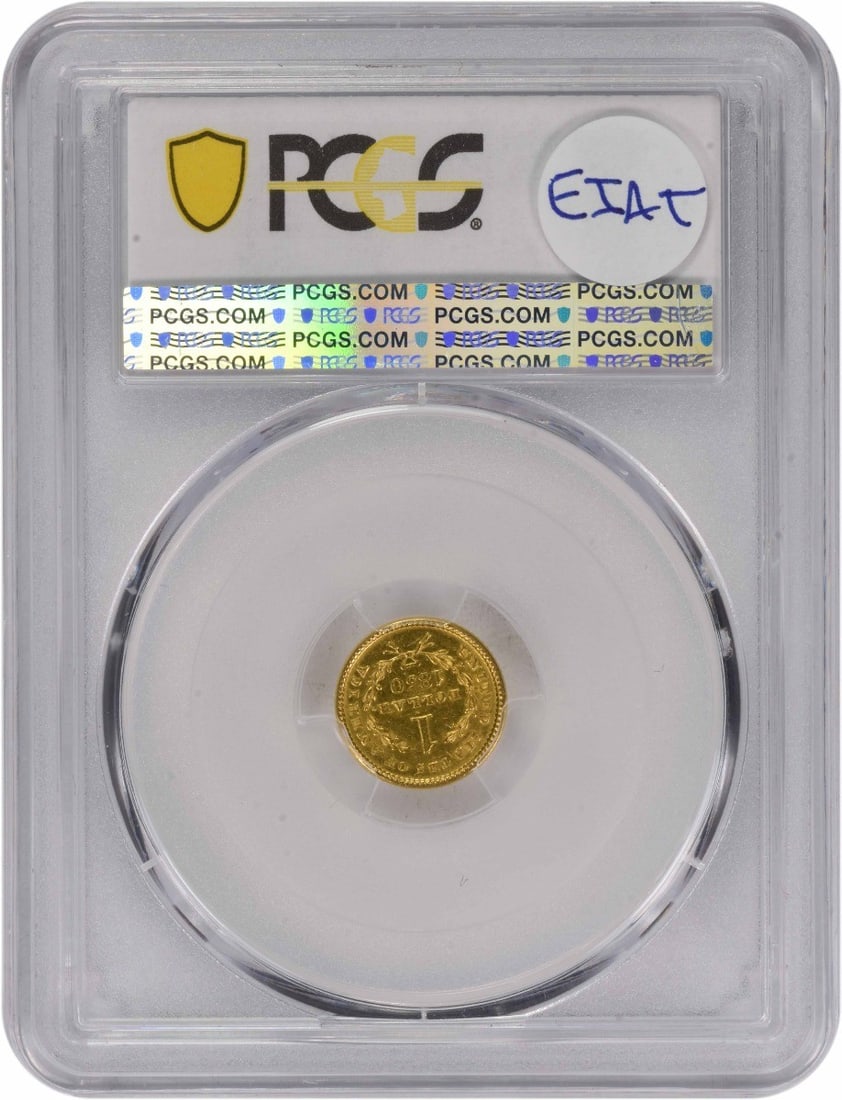 1850 United States $1 Gold Coin PCGS MS61 Type 1 - 2