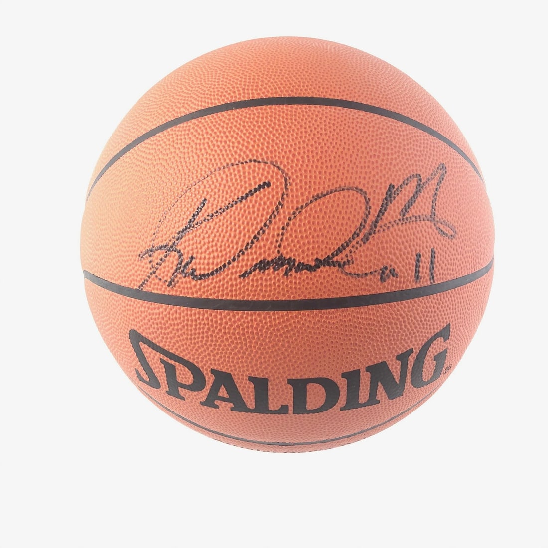 Karl Malone Autographed Spalding Basketball PSA/DNA Utah Jazz (1 of 3)