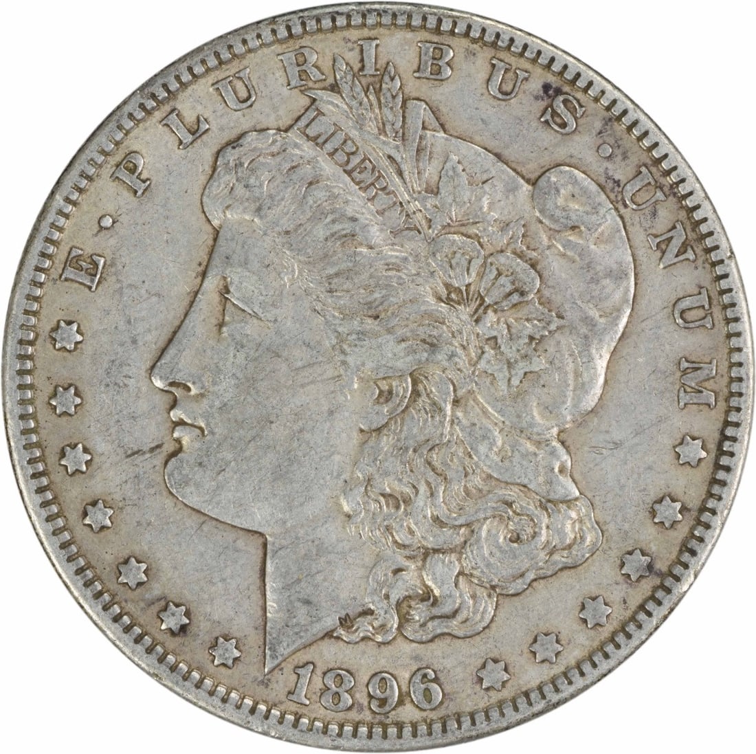 1896-O Morgan Silver Dollar XF Uncertified New Orleans Coin: 1896-O Morgan Silver Dollar XF Uncertified New Orleans Coin This 1896-O Morgan Silver Dollar is a historic coin with an exquisite design by George T. Morgan. Produced in the New Orleans mint, this coi