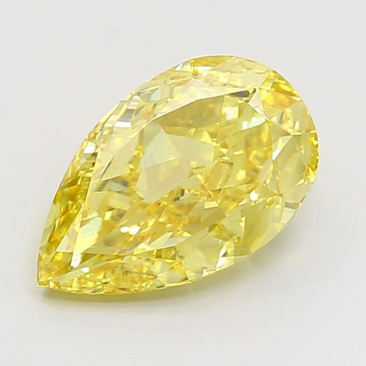 Loose Diamond - PEAR 4.51ct Fancy Vivid Yellow VS1: Loose Diamond - PEAR 4.51ct Fancy Vivid Yellow VS1 Source: This is a real non-mined Diamond that has been grown in a lab Shape: PEAR Carats: 4.51 Color: Fancy Vivid Yellow Certification: IGI Video: