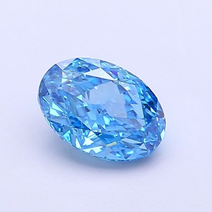 Loose Diamond - OVAL 1.04ct Fancy Vivid Blue VS1: Loose Diamond - OVAL 1.04ct Fancy Vivid Blue VS1 Source: This is a real non-mined Diamond that has been grown in a lab Shape: OVAL Carats: 1.04 Color: Fancy Vivid Blue Certification: IGI Video: