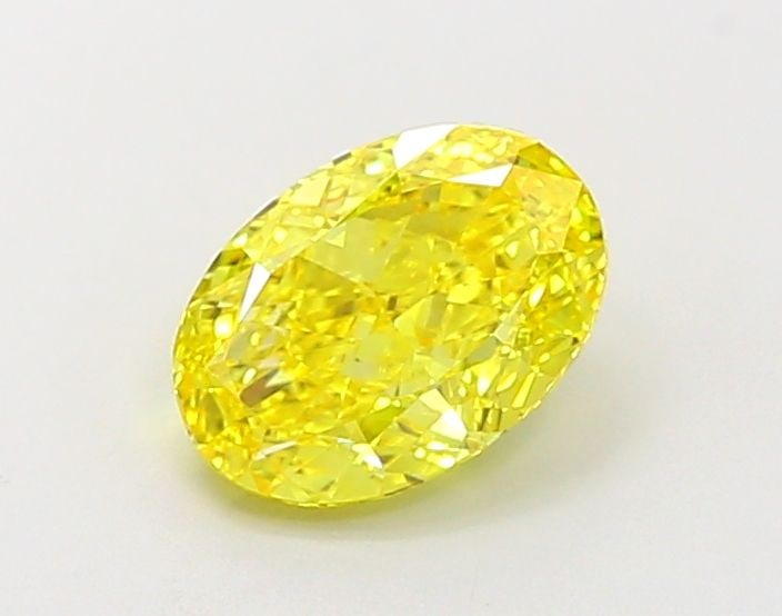 Loose Diamond - OVAL 1.24ct Fancy Vivid Yellow VS1: Loose Diamond - OVAL 1.24ct Fancy Vivid Yellow VS1 Source: This is a real non-mined Diamond that has been grown in a lab Shape: OVAL Carats: 1.24 Color: Fancy Vivid Yellow Certification: IGI Video: