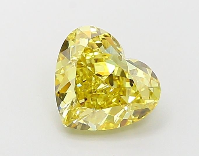 Loose Diamond - HEART 1.92ct Fancy Vivid Yellow VS1: Loose Diamond - HEART 1.92ct Fancy Vivid Yellow VS1 Source: This is a real non-mined Diamond that has been grown in a lab Shape: HEART Carats: 1.92 Color: Fancy Vivid Yellow Certification: IGI Video: